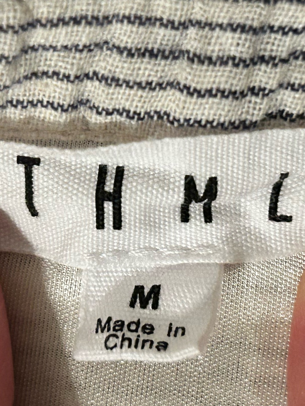 THML Embroidered Boho Tank Top Size Medium - Picture 5 of 9
